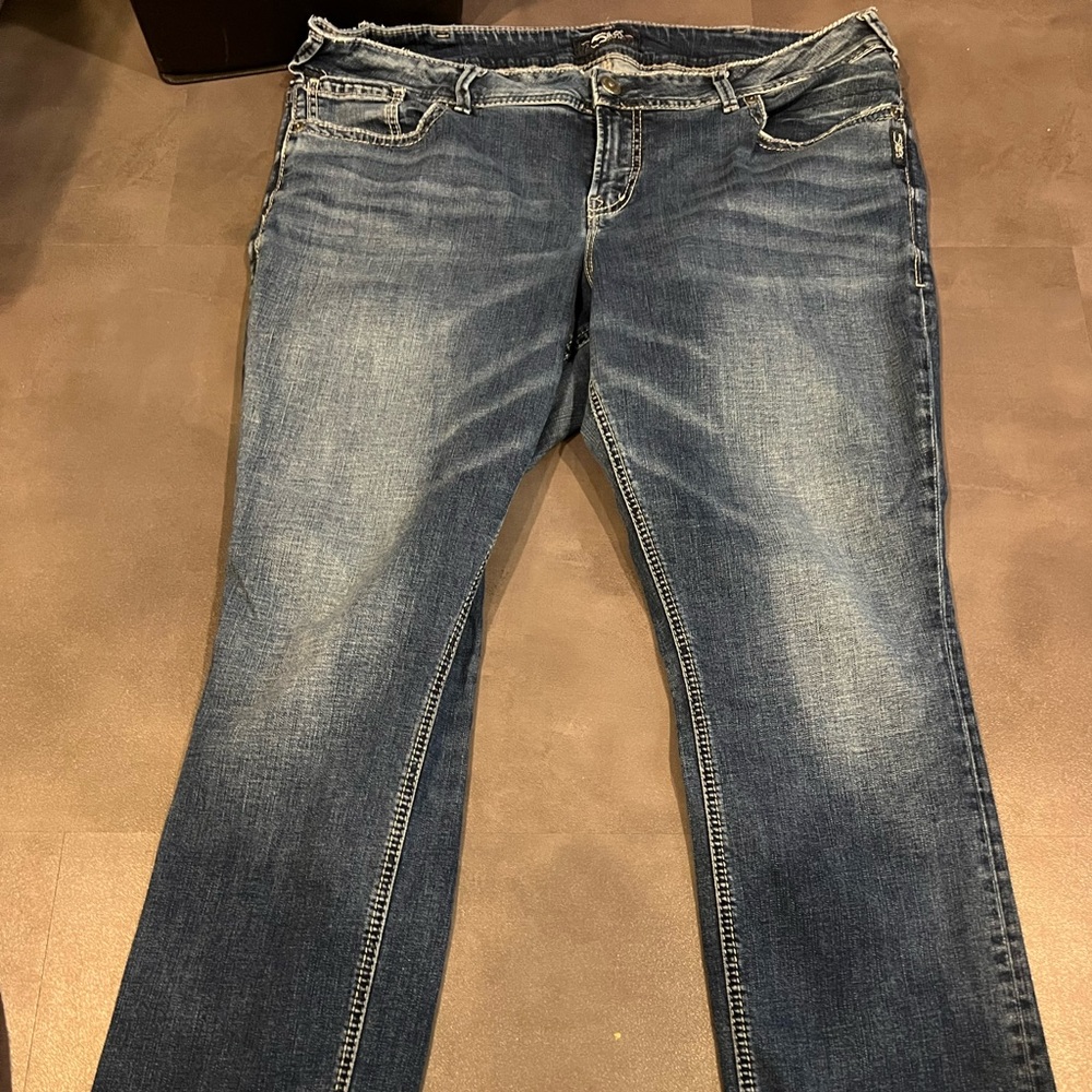 Silver Jeans Dark Blue Denim